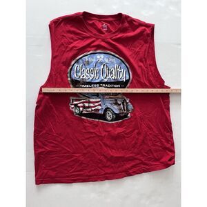 Patriotic Muscle Shirt Red White And Blue Size 3xl Gently Used